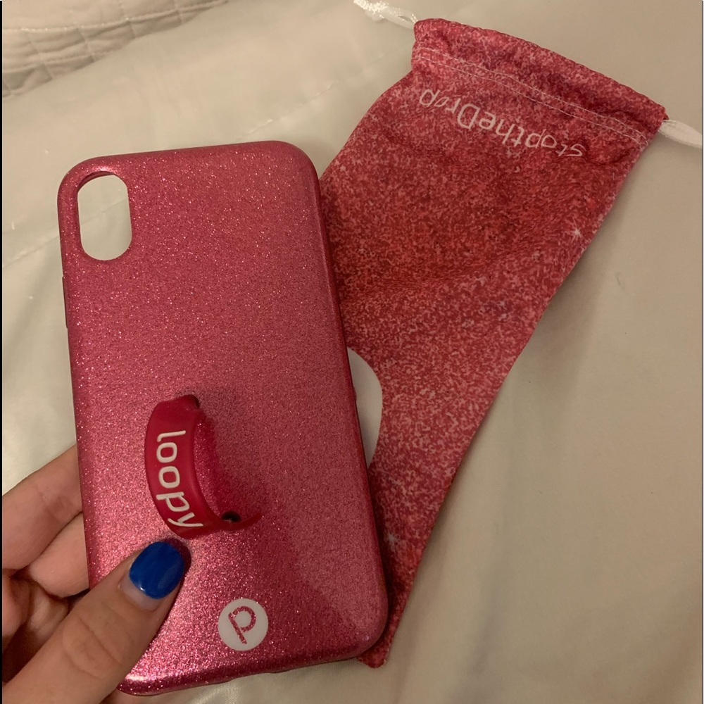 “Hot Pink Sparkle” Loopy Case!